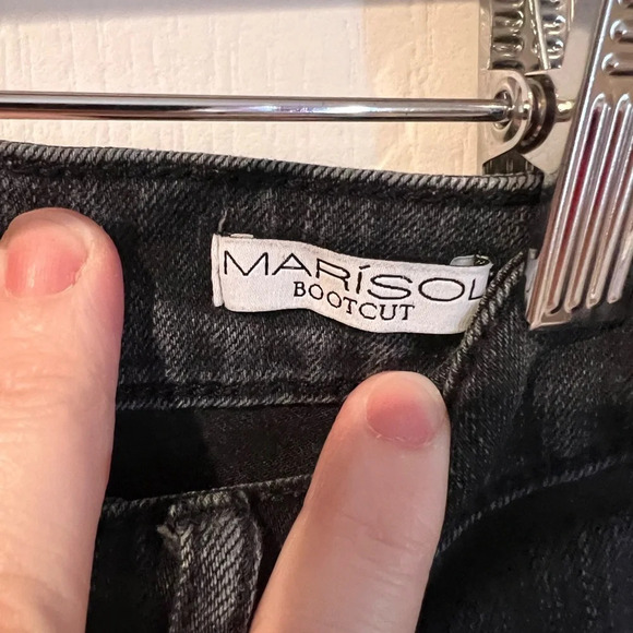 Sofia Jean by Sofia Vergara sz 0 black denim jeans bootcut. - Picture 3 of 7